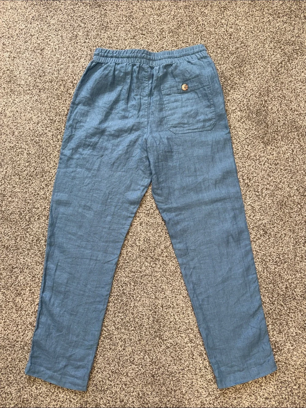 Cotton On Men's Relaxed Drawstring Jeans - Slate Blue